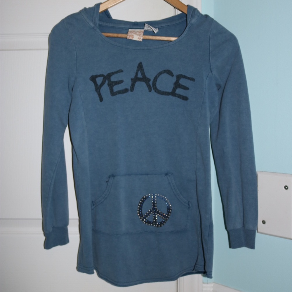 peace hoodie
